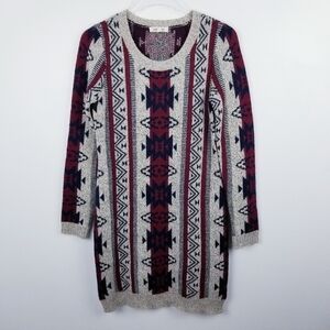 Aztec Sweater Dress